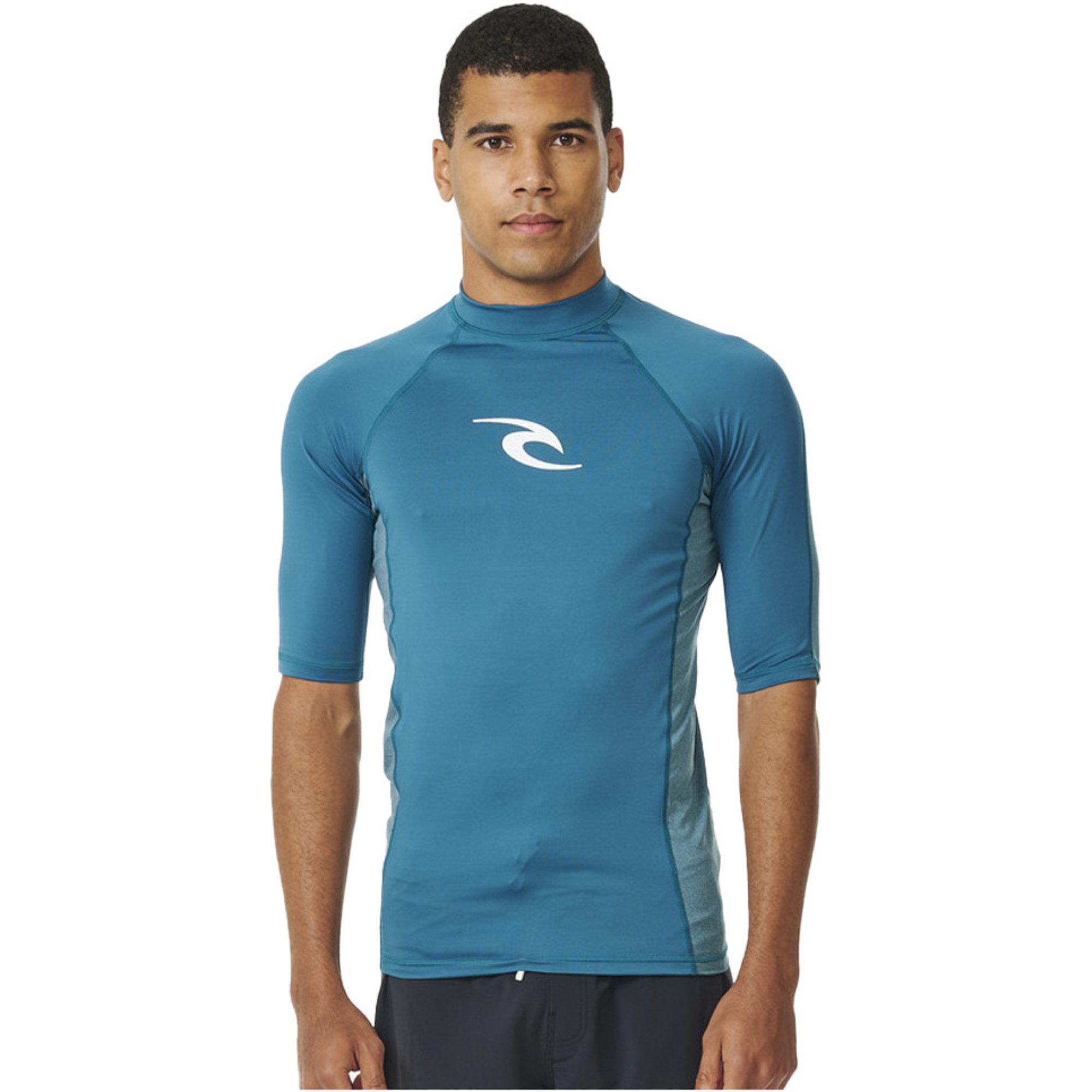 2024 Rip Curl Mens Waves Upf Performance Short Sleeve Rash Vest 142mrv